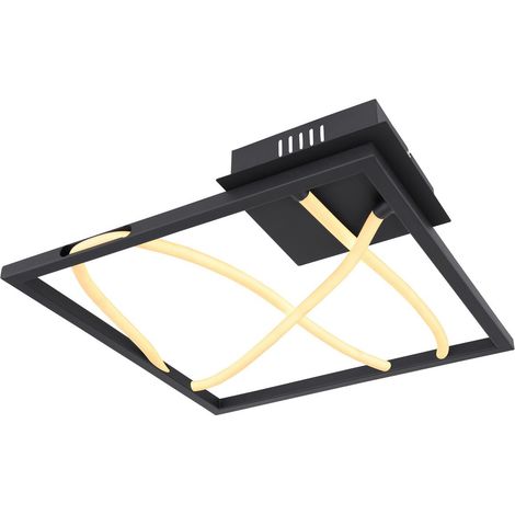 Plafonnier semi-encastré à LED intégré en métal 4x LED 3000K (1/5)
