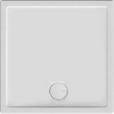 Piatto doccia 90x90 h.3,5 in ceramica bianco opaco Puro di (1/5)