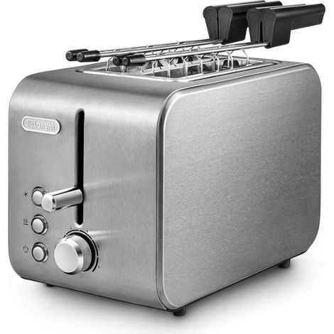 Grille-pain 2 tranches DeLonghi CTX 2203 Argent Puissance 550 W
