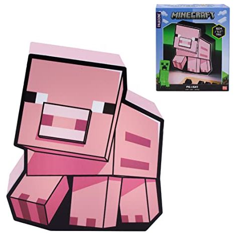 Paladone Minecraft Luce a Scatola del Maialino (Pig) 2D (1/4)