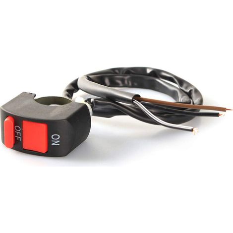 Interrupteur universel pour phares antibrouillard, bouton marche/arrêt pour moto, phare LED DC 12V (1/5)