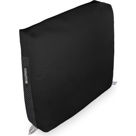 Coussin pour palette Similicuir Extérieur Noir Dossier d’Angle 65x45x25 Noir