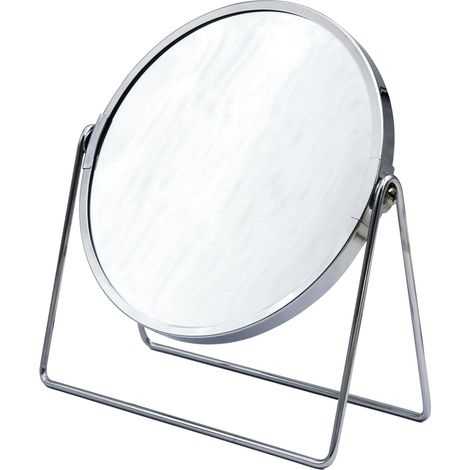 1 Miroir, grossissement 5x, acier, rotatif, salle de bain (1/2)