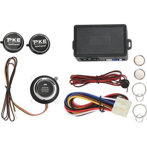 Système d'alarme de sécurité pour voiture 12 V 2,4 GHz avec détection automatique sensible par induction et démarrage à distance du moteur. (1/5)