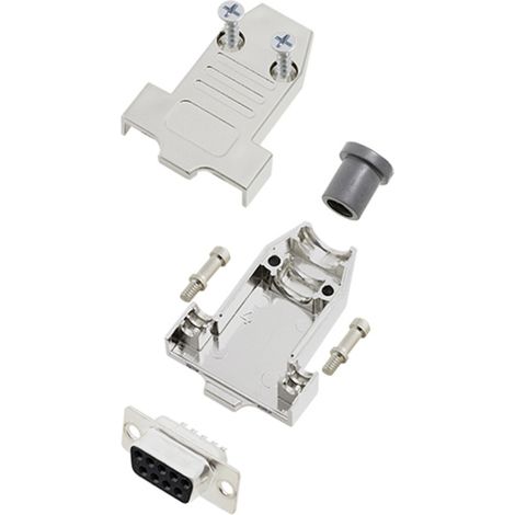 TRU COMPONENTS TCDTNT09MDMSK 7709872 D-SUB Buchsenleisten-Set 180 ° Polzahl: 9 Lötkelch 1 St.