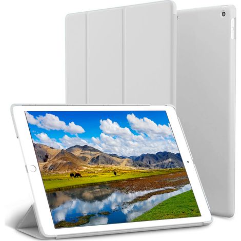 Étui intelligent pour iPad Air 3 10,5 pouces, coque arrière translucide givrée avec fermeture magnétique et fonction veille/réveil automatique (1/5)