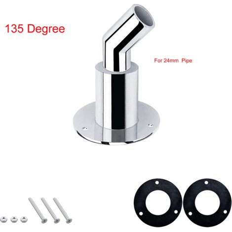Tubo passante in acciaio inox 316, raccordo per tubo da 24 mm, viti per riscaldatore diesel (1/5)