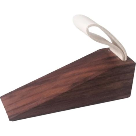 Bloque-porte, bois massif, antidérapant, pour maison et bureau (1/5)