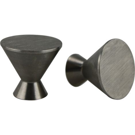 Schubladenknopf Schrankknopf Edelstahl ø 28mm Möbelknopf Türknopf Kommodenknopf