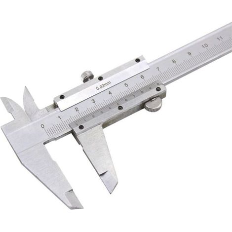 Bardusch-Professionnel Pied à Coulisse Acier Inoxydable Caliper de 150mm Précision Digital en Acier inoxydable Outil Micromètre Vernier (1/5)