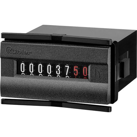 Kübler Group 3.245.201.071 H37 Compteur d'heures de fonctionnement / compteur horaire avec dimensions DIN, 48x24, 20-30