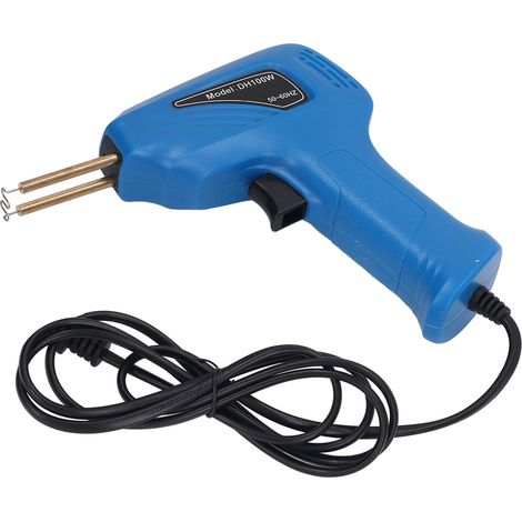 Chalumeau de soudure plastique avec agrafeuse robuste, kit pistolet à souder pour réparation pare-chocs, prise UE 200-240V, bleu (1/5)