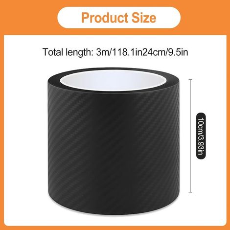 Einstiegsleistenschutz, 10 cm x 3 m Einstiegsleistenaufkleber, transparenter Einstiegsleistenschutz für Autos (1/4)