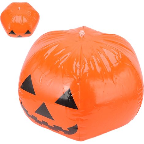 Citrouille lumineuse gonflable d'Halloween, colorée, étanche, avec télécommande, pour cours et pelouses. (1/5)