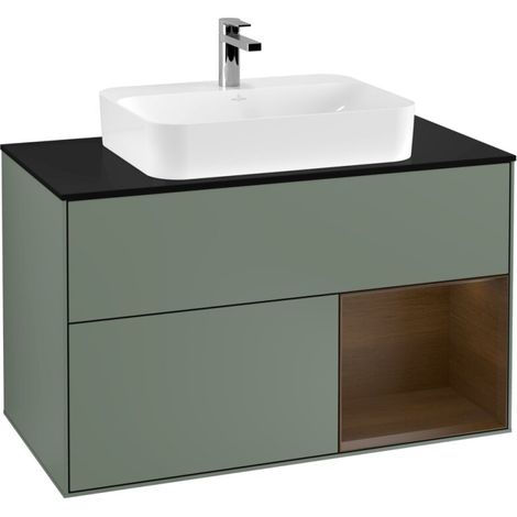 Villeroy & Boch F372GNGM Armoire sous-lavabo Finion F37