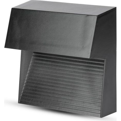 Applique murale LED 3W noire carrée IP65 VT-1172 230V (1/5)
