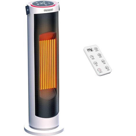 Ceramic fan heater 2000w 4 modes timer remote