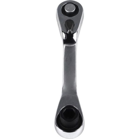 Online Store Mini clé à cliquet à Double tête de 1/4 pouces, douille d'entraînement à 72 dents en métal haute résistance et embout de tournevis (1/4)
