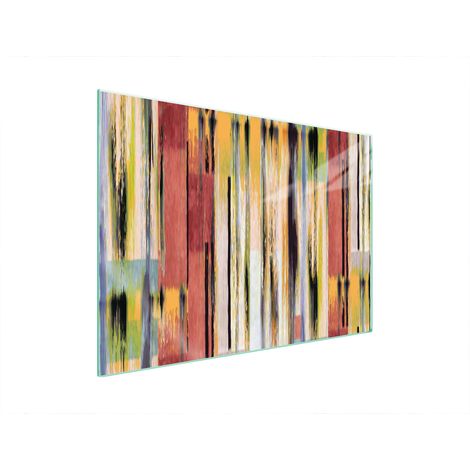 GLASSCHUTZPLATTE FÜR HERD 70x52 FARBIG