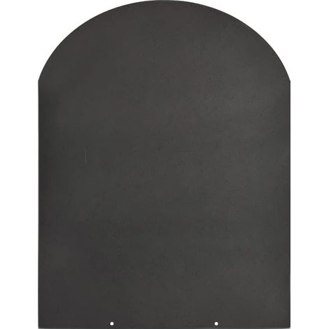 Pedana salvapavimento per stufe a legna e pellet in acciaio 80x60