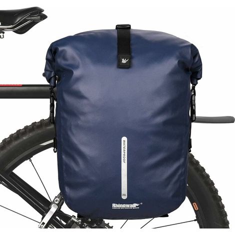 Rear Pannier Bag, 3 in 1 20L Bike Bag Large Capacity Luggage Carrier, Waterproof Rear Wheel Bike Bag, for Bicycle/Motorcycle (1/5)