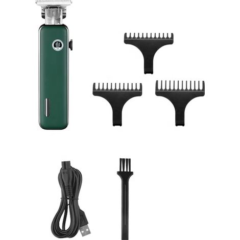 Tondeuse à Cheveux Professionnelle Kemei à Lame en T pour Rasage à Sec et Dégradé, Finitions et Coupes de Précision. (1/5)