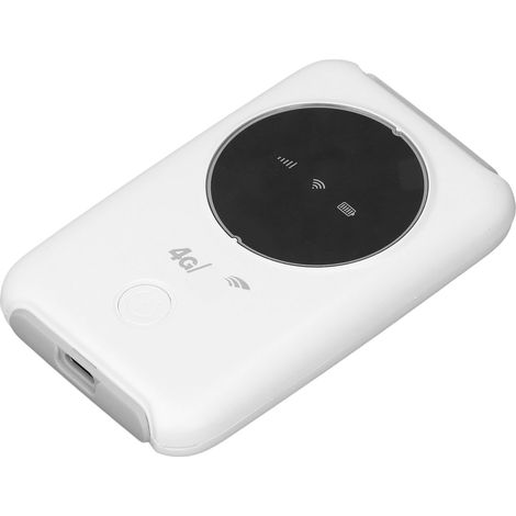 Routeur Wi-Fi mobile 4G LTE, point d'accès Wi-Fi 300 Mbps, modem jusqu'à 10 appareils, emplacement pour carte SIM, batterie 3200 mAh, idéal pour les voyages d'affaires et de loisirs (édition asiatique (1/5)