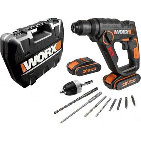Martillo atornilllador percutor 3 en 1 WX390 Worx -