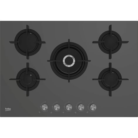 Beko HILW 75222 SZG. Colore del prodotto: Grigio, Posizionamento dell'apparecchio: Da incasso, Dimensione della larghezza del piano cottura: 75 cm. Bruciatore piccolo: 1000 W, Brucia... - HILW75222SZG (1/10)