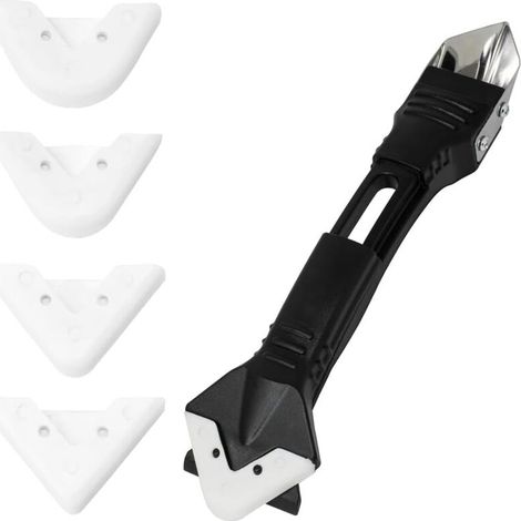 Professional Caulking and Renovation Kit - Complete Silicone Smoothing Tool, Including Cartridge Opener and 5 Different Joint Sizes - Perfect Equipment for Smoothing Joints.