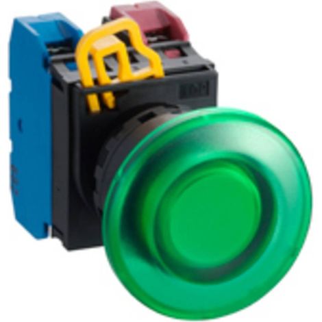 Idec YW1L-M4E10Q4R Bouton-poussoir lumineux à rappel 1 bouton noir/rouge 1 pc(s)