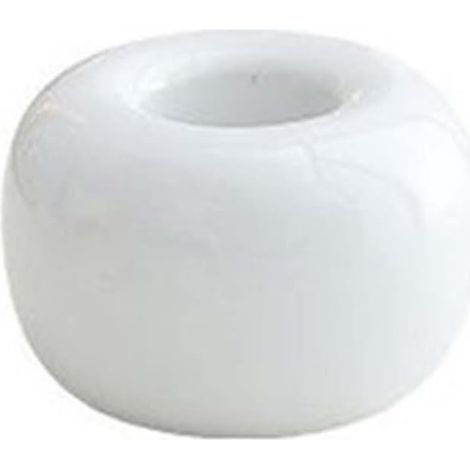 MINKUROW Portaspazzolino In Ceramica, Portaspazzolino Con Base A Forma Di Ciambella, Portaspazzolino Per Doccia Bagno Domestico, Adatto Per Spazzolino Da Denti, Rasoio Manuale, Penne, Bianco (1/5)