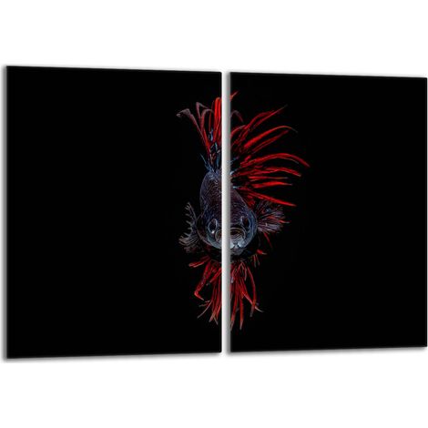 Placa protectora de vidrio para estufa 2x40x52 Pescado (1/5)