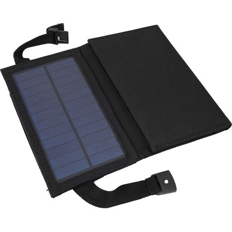 Chargeur solaire pliable USB 5V, chargeur de batterie portable pour voyages et camping (1/5)
