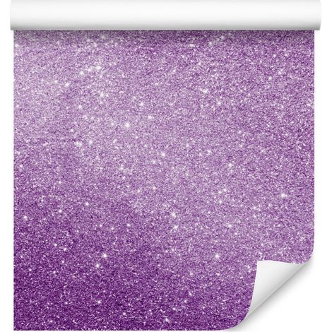 Papel pintado violeta con purpurina, fondo violeta para salón y dormitorio 50x1000 cm (1/5)
