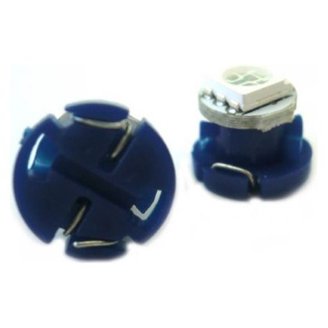 Lampadina Led T4.7 1 Smd 5050 Blu Blue Luce Cruscotto e Strumentazione 12V DC