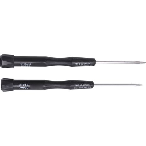 Set mit 2 professionellen 8800C-Schraubendrehern, rutschfestem Griff, magnetischen Spitzen für Wartungs- und Heimwerkerarbeiten, Präzisionswerkzeug. (1/5)