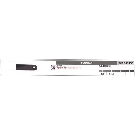 Lama per trattorino rasaerba tosaerba tagliaerba COUNTAX 039735