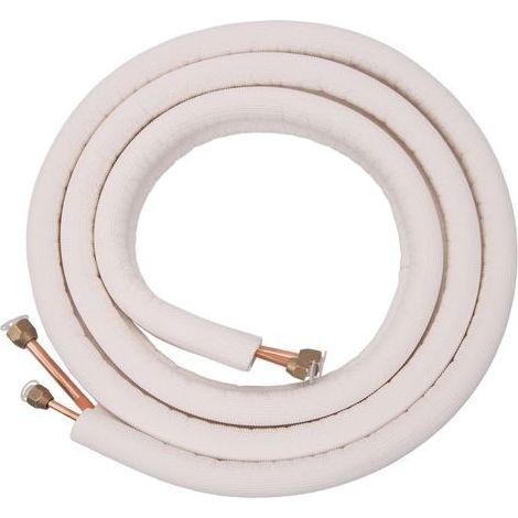 Paire de Tuyaux en Cuivre Isolés pour Climatisation Split - 3m, 1/4" et 3/8" (1/5)