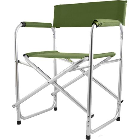 MAURY'S SEDIA REGISTA IN ALLUMINIO IN COLORAZIONE VERDE GAMBE IN ALLUMINIO RESISTENTE (1/2)