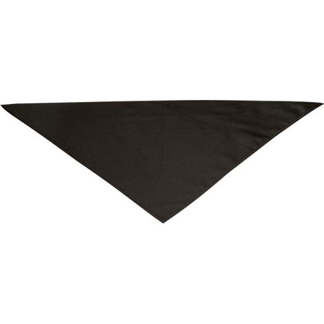 Pañuelo pirata triangular para cocina, en poliéster y algodón  Negro