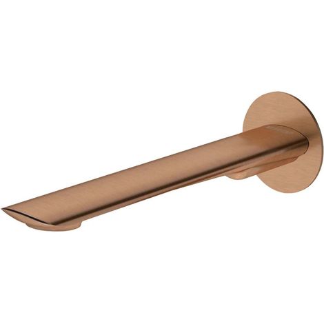 Wand-Wannenauslauf 190 mm, gebürstete Kupferoptik