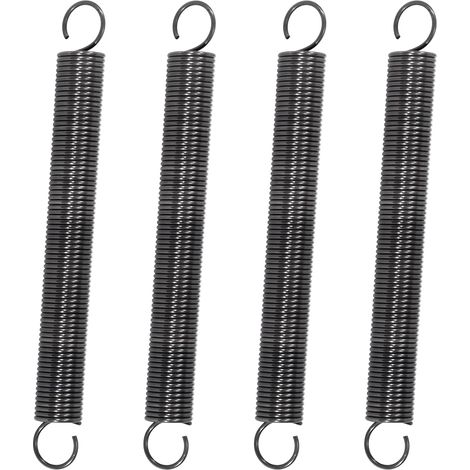 Ressort de Traction 150mm Ressorts de Tension avec Crochets Ressorts en Fil de piano Diamètre du Fil 1,6mm Diamètre Extérieur 16mm Force 4,4kg 4 Pièces (1/5)