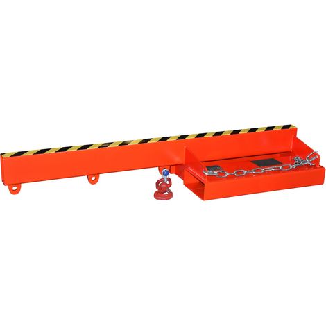 Bauer Lastarm LA 1600-2,5, lackiert, Feuerrot