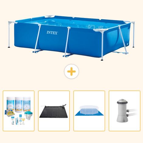 Intex Piscine Tubulaire Rectangulaire - 300x200x75 cm - 5-pièces S20836 (1/2)