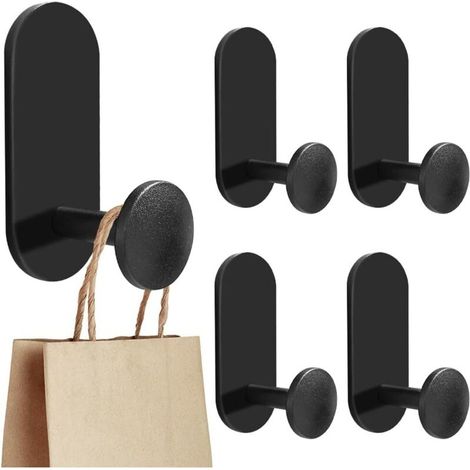 5 Pieces Adhesive Wall Hooks Self Adhesive Towel Hooks Bathroom Towel Hooks Space Aluminum Adhesive Towel Holder Bathroom Hook for Kitchen (1/5)