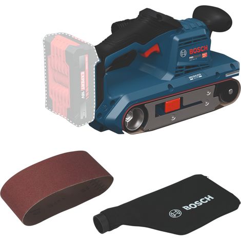 Ponceuse a bande sans fil BOSCH PROFESSIONAL - GBS18V-75 - 18V - 320 /min - Sans batterie ni chargeur - Bande abrasive