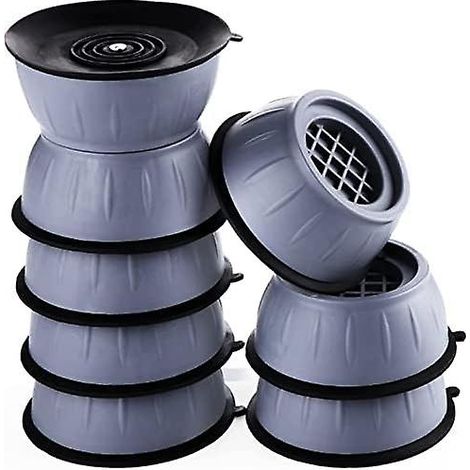 Patins anti-vibrations pour machine à laver, lot de 8, 4 cm (1/5)