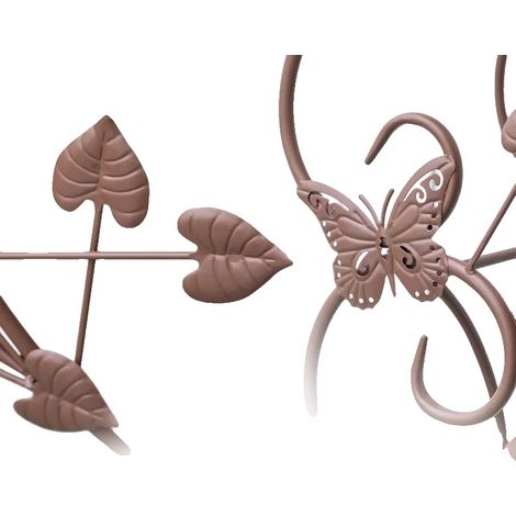 Étagère à plantes, métal de haute qualité, L76 x l27 x H67 cm, Capacité de charge 5 kg, Méthode de montage, Design inspiré de la France (1/5)