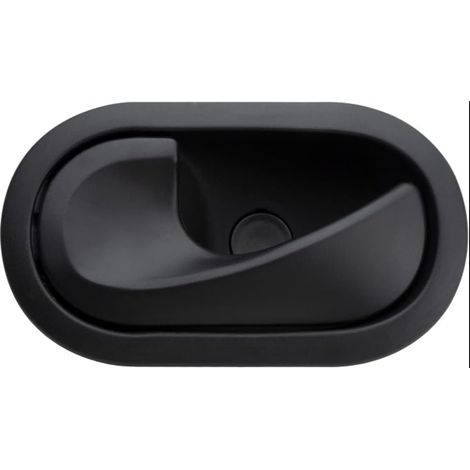 Poignée de porte intérieure gauche côté conducteur avant ou arrière pour Duster Logan Sandero Citan Interstar Clio 3 Kangoo 2 Master Megane Scenic Twingo mode 8200028487 (noir mat) (1/5)